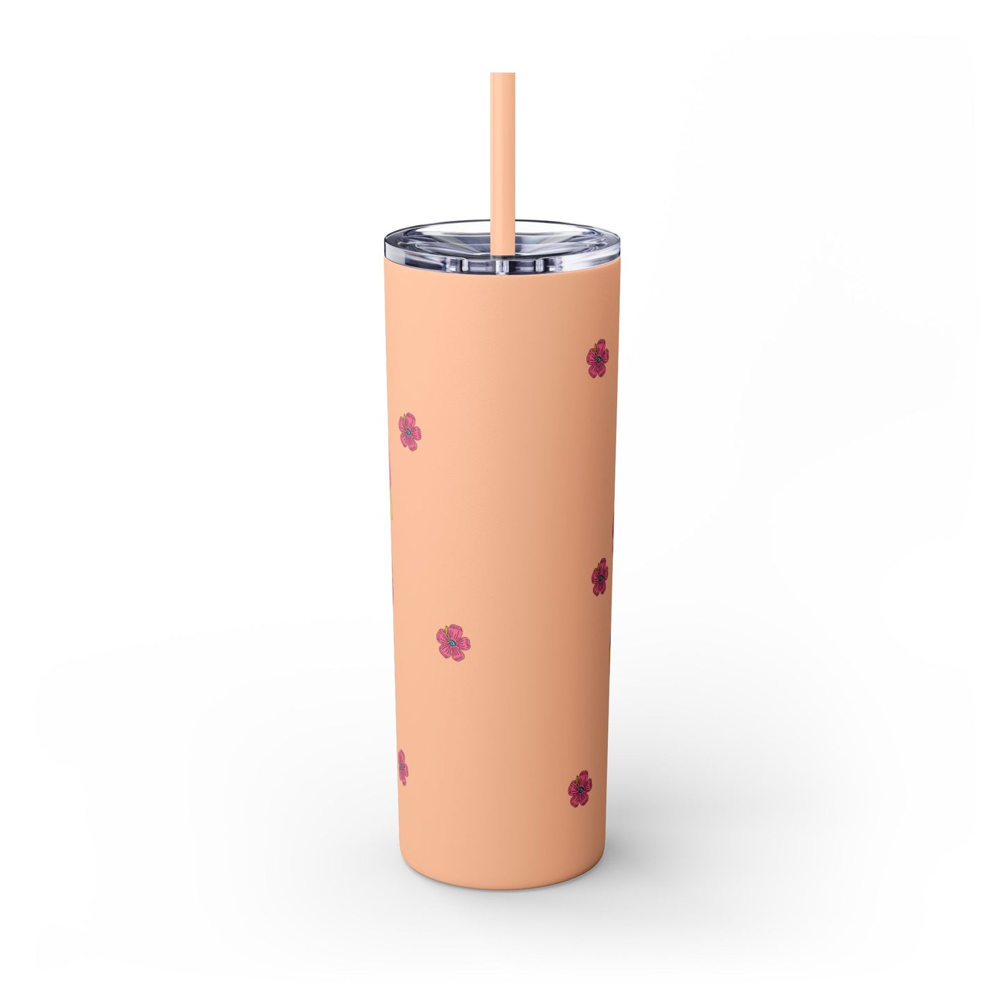 POOLSIDE Skinny Tumbler with Straw, 20oz