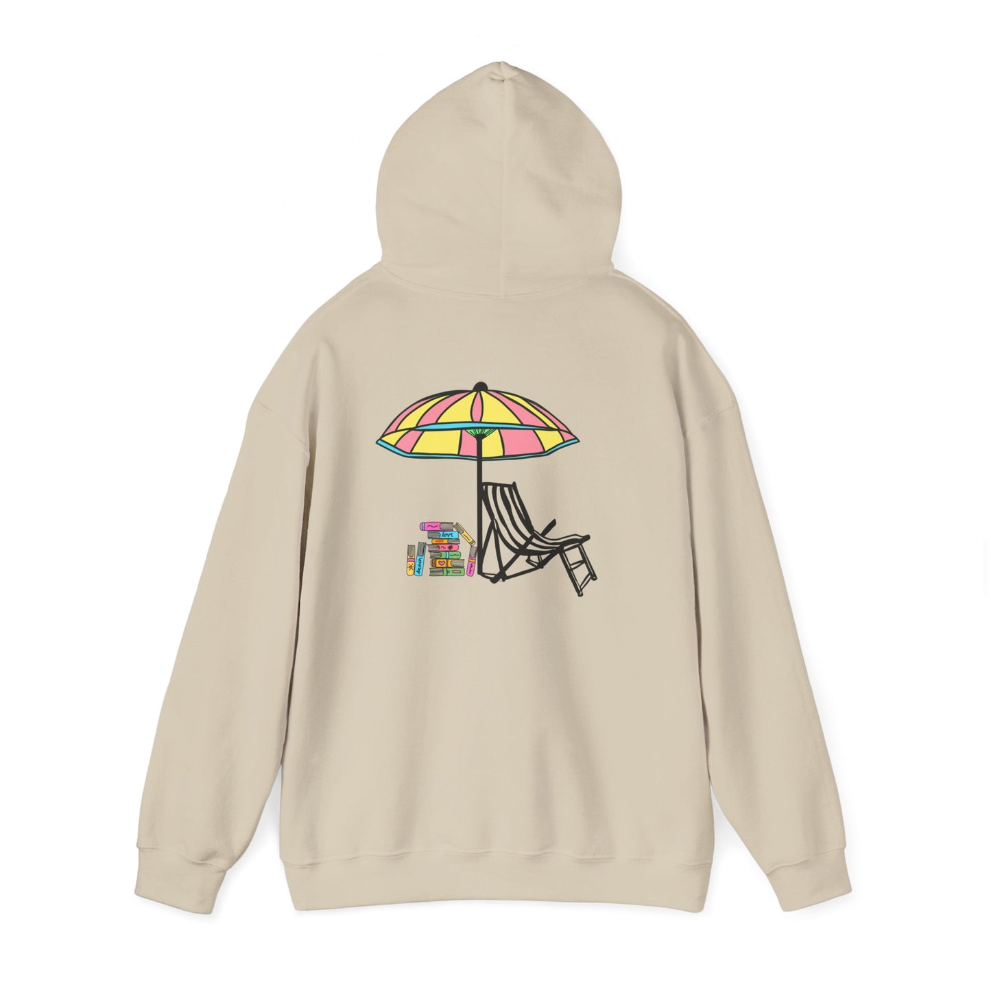 Booked at the Beach Heavy Blend Hooded Sweatshirt