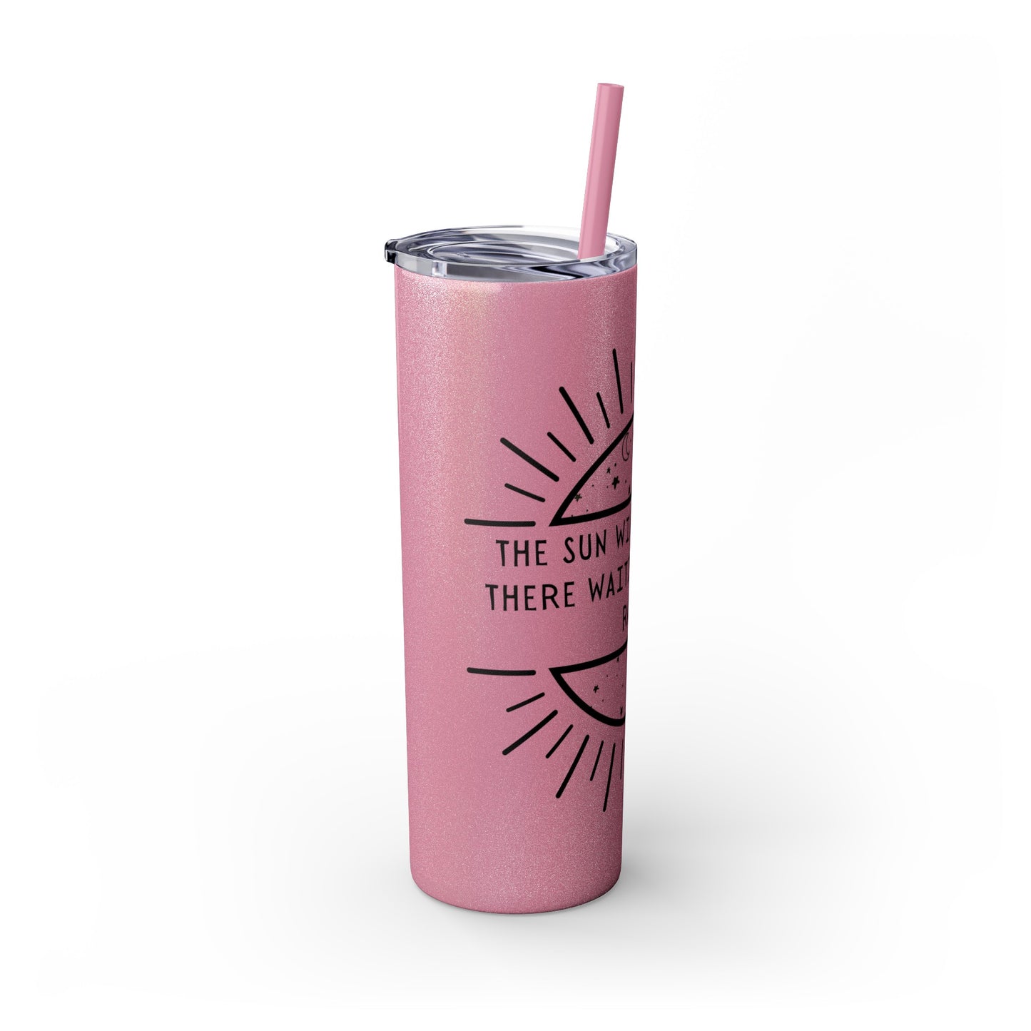 STARRY NIGHT Skinny Tumbler with Straw, 20oz