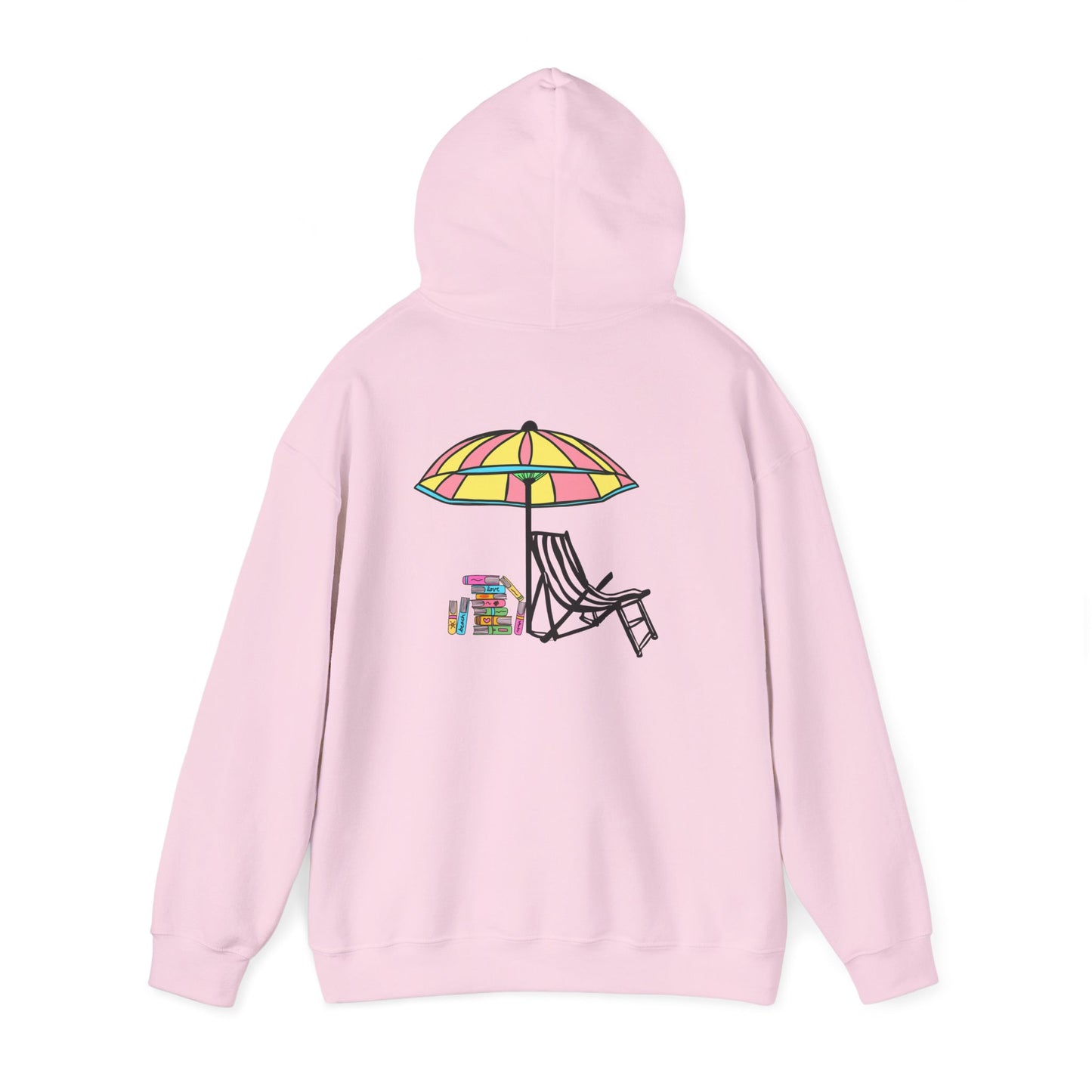 Booked at the Beach Heavy Blend Hooded Sweatshirt