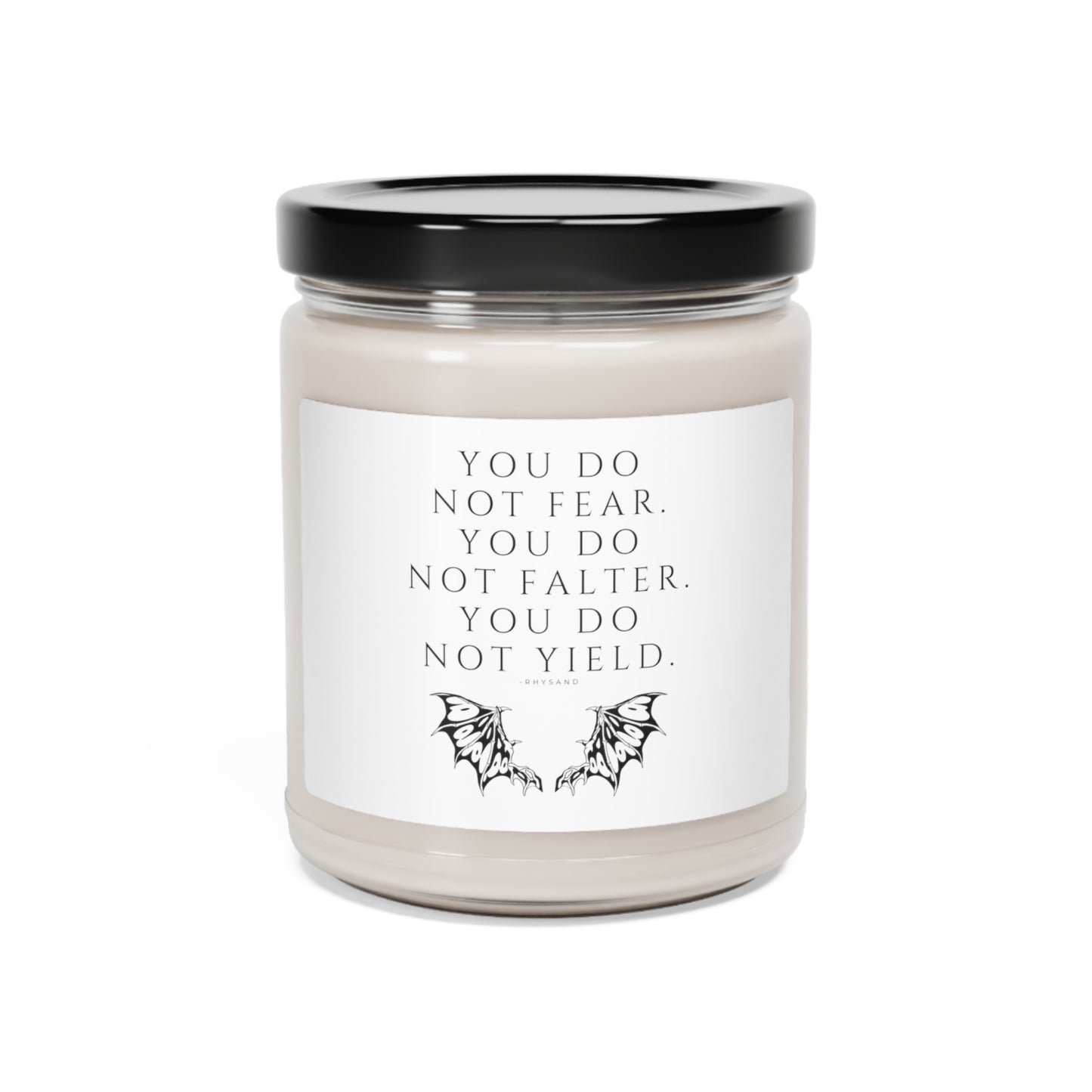 FEAR, FALTER, YIELD Scented Soy Candle, 9oz