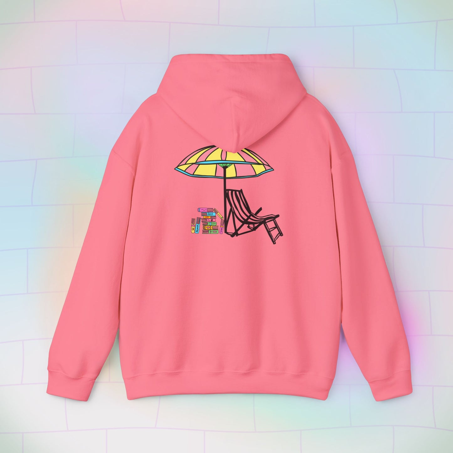 Booked at the Beach Heavy Blend Hooded Sweatshirt