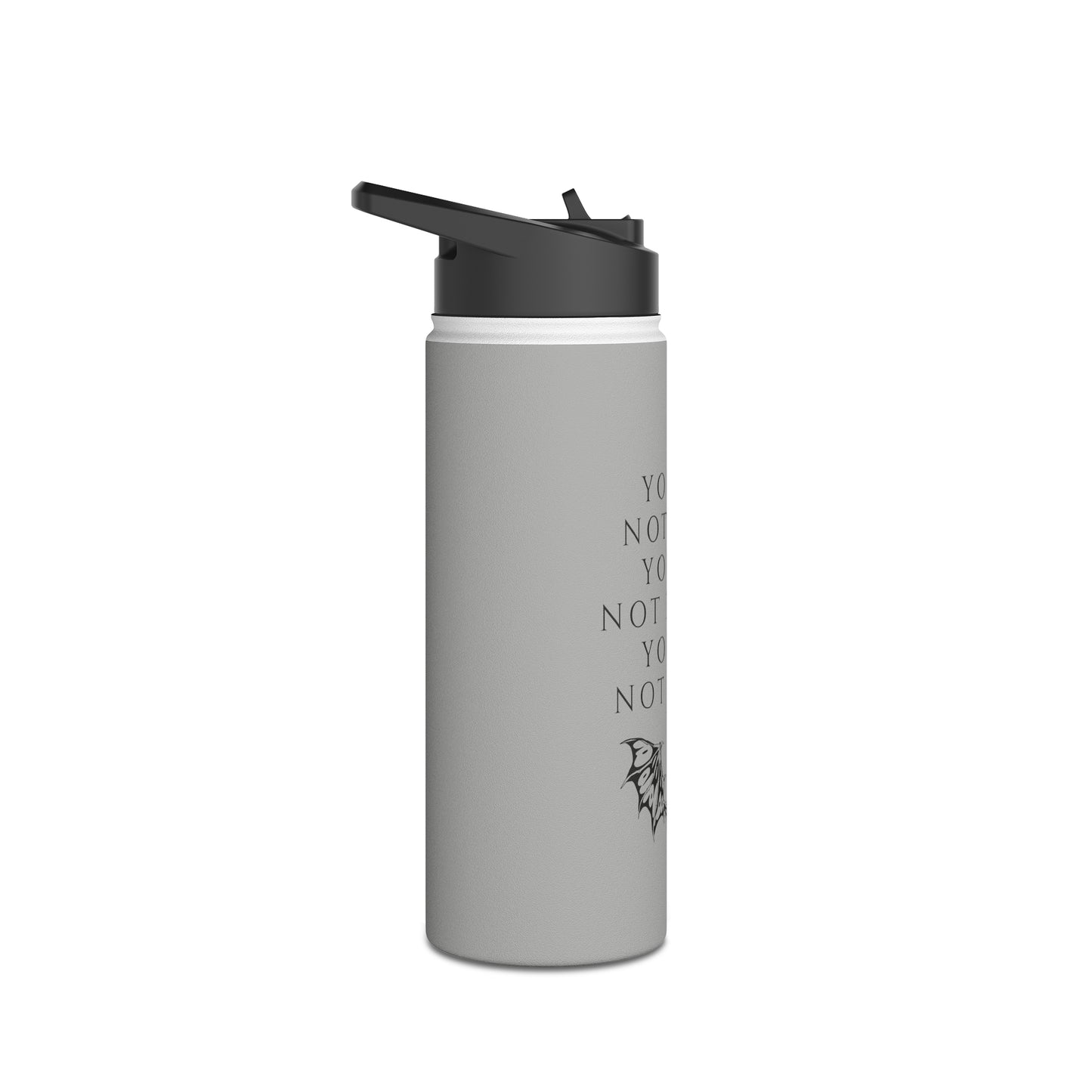 FEAR, FALTER, YIELD Stainless Steel Water Bottle