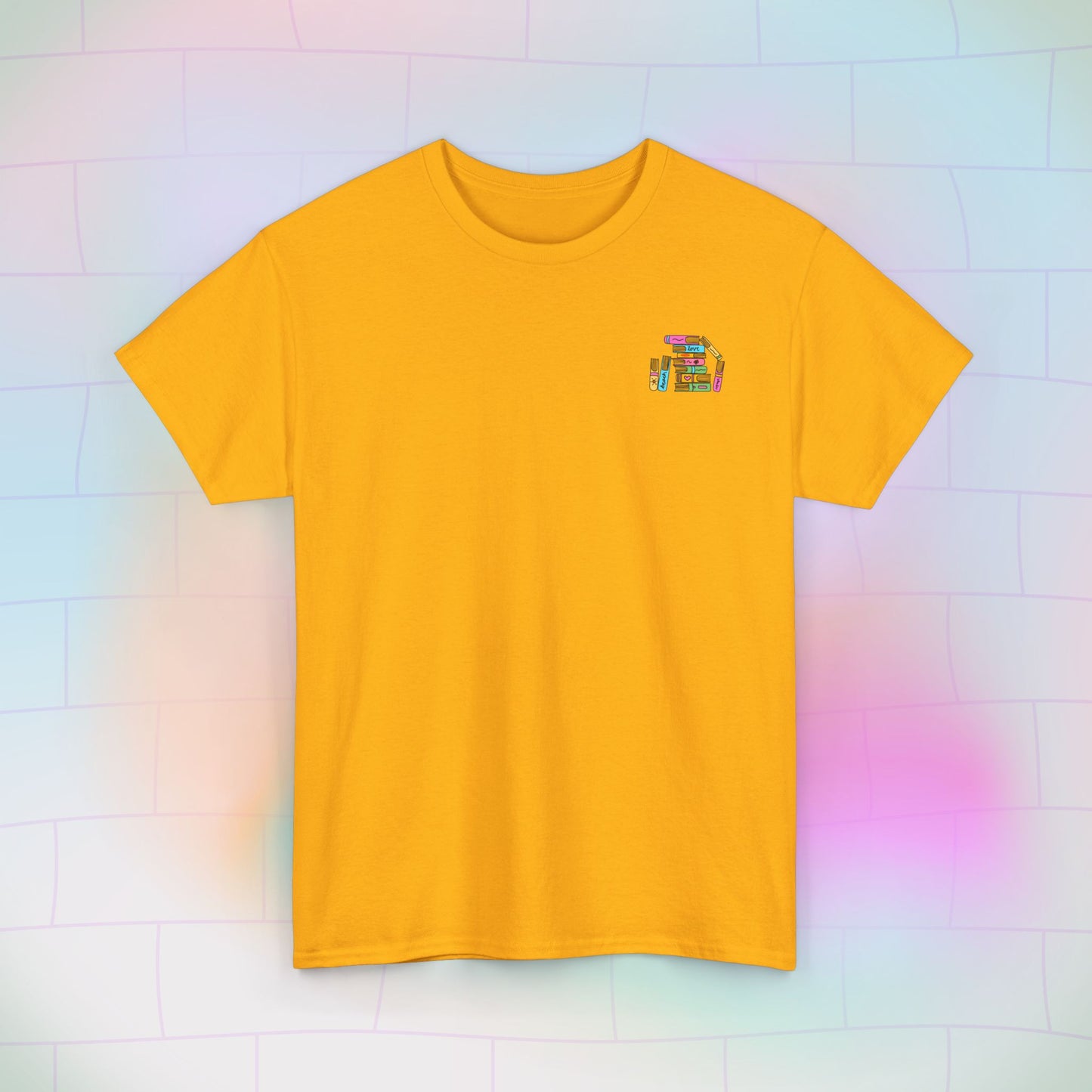 Booked at the Beach Heavy Cotton Tee