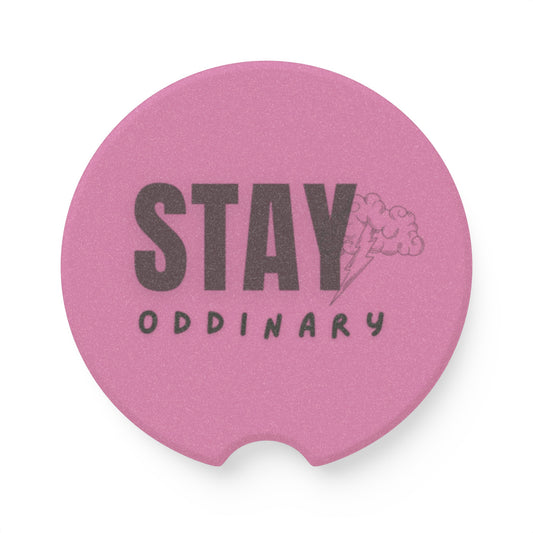 ODD (in pink) Soapstone Car Coaster