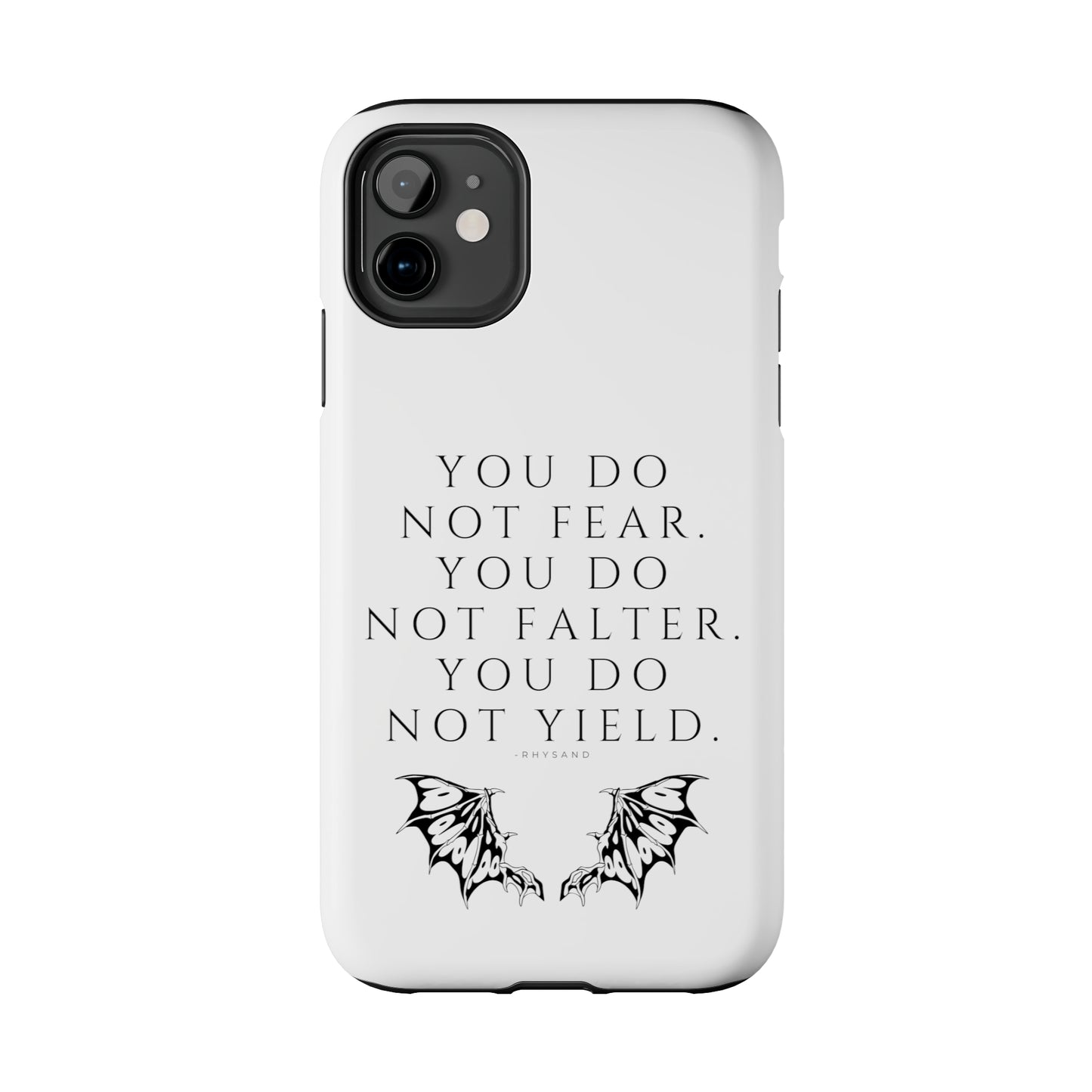 FEAR, FALTER, YIELD Tough Phone Cases