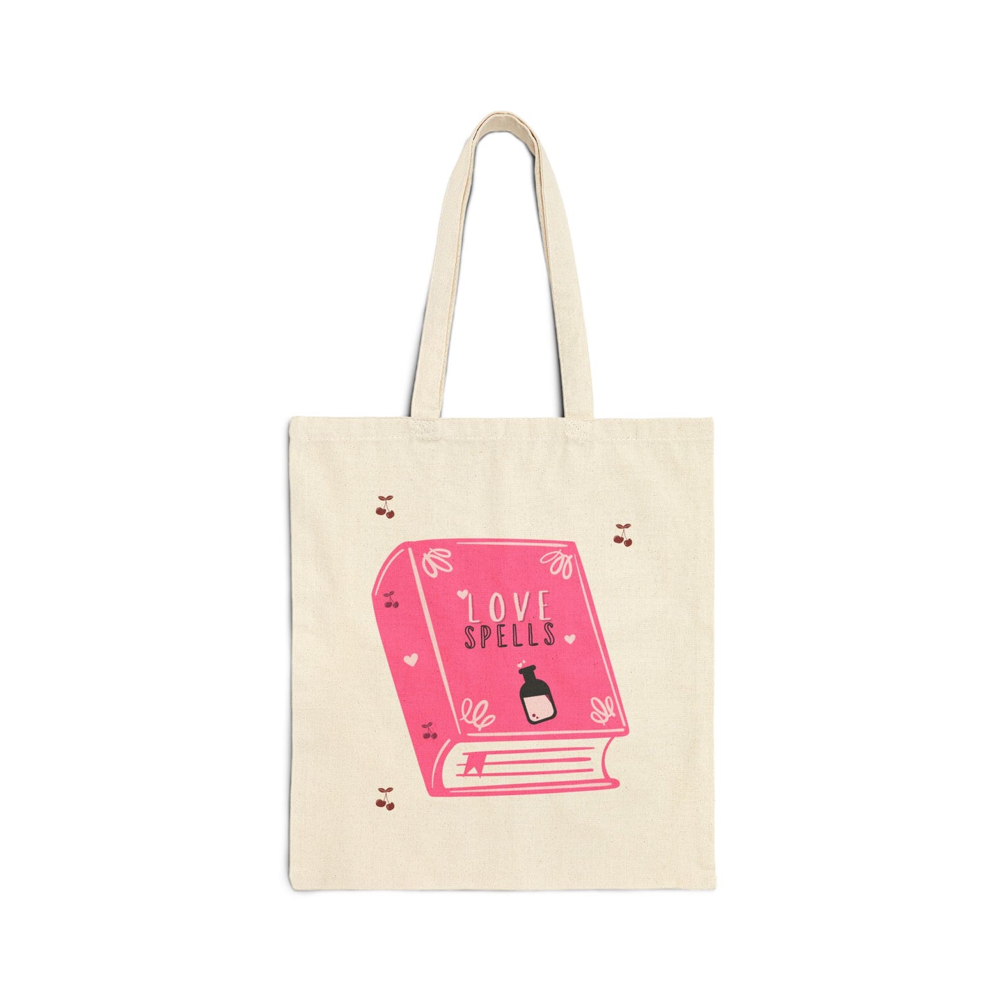 LOVE SPELLS Cotton Canvas Tote Bag