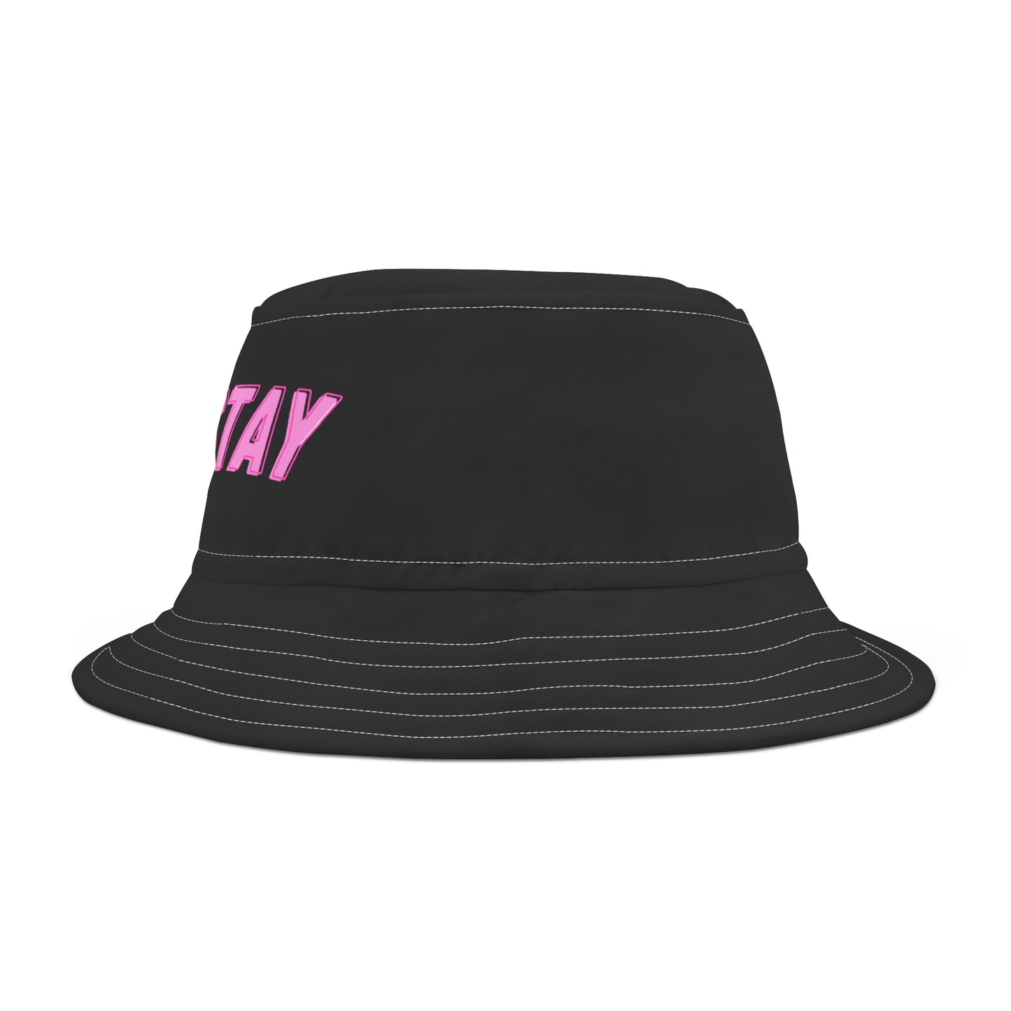 #LOVESTAY in Pink Bucket Hat