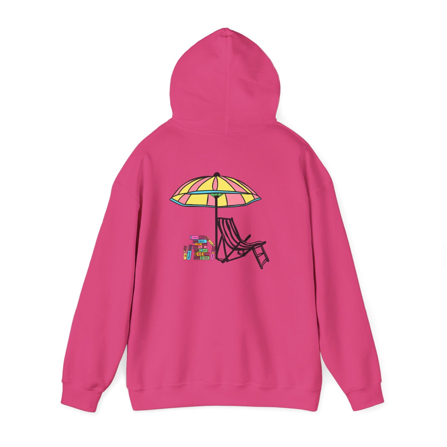 Booked at the Beach Heavy Blend Hooded Sweatshirt