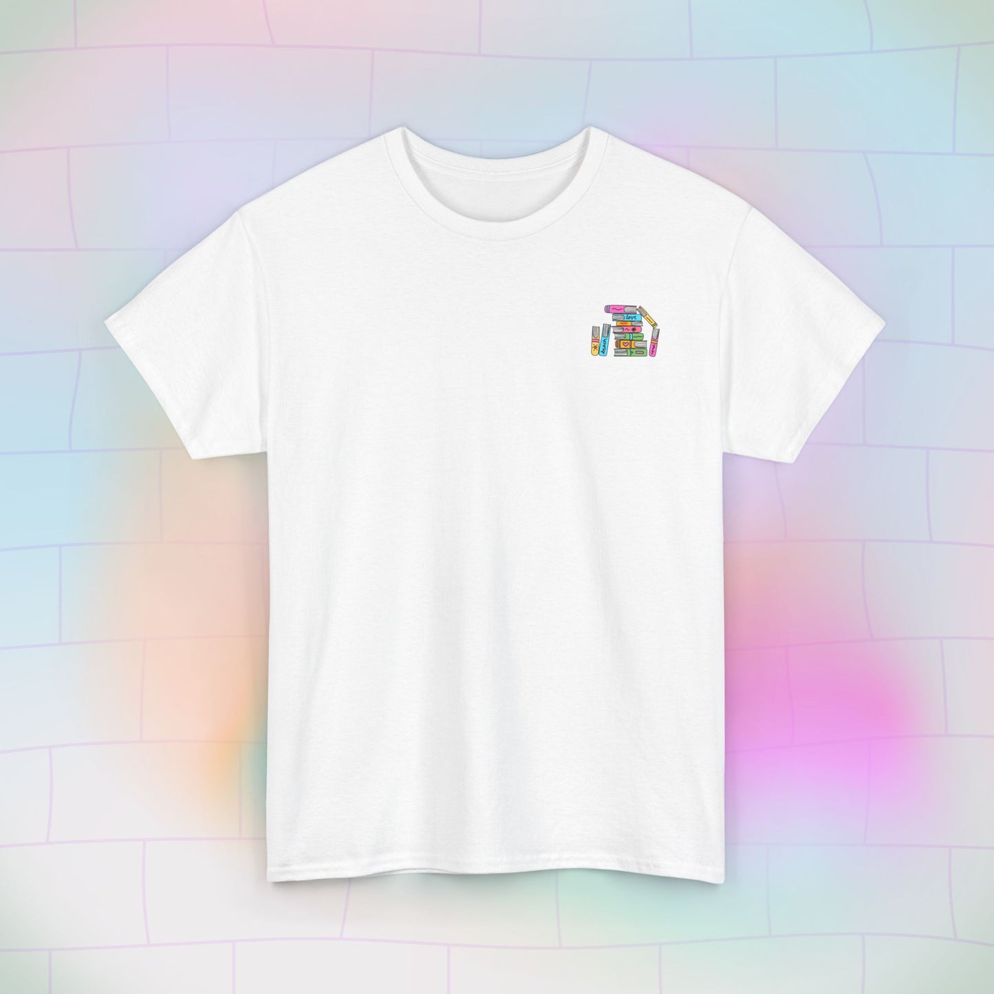 Booked at the Beach Heavy Cotton Tee