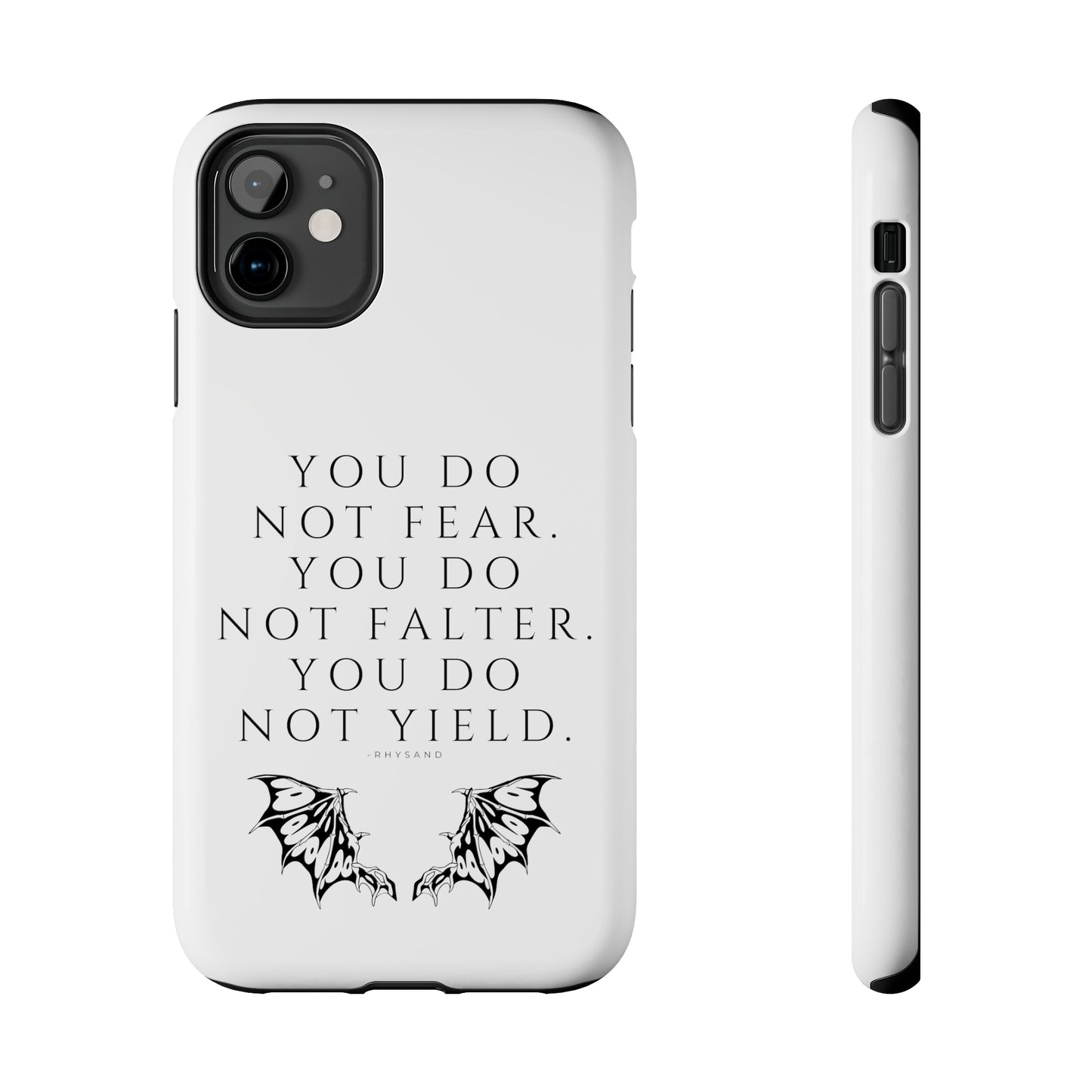 FEAR, FALTER, YIELD Tough Phone Cases