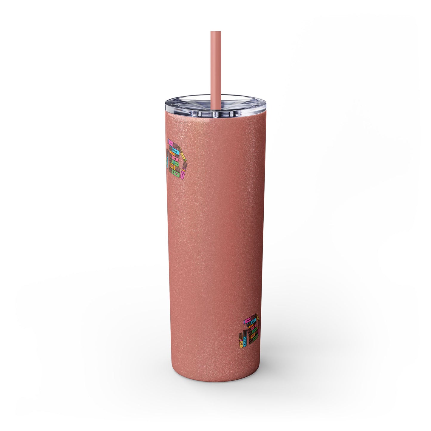 Booked at the Beach Skinny Tumbler with Straw, 20oz