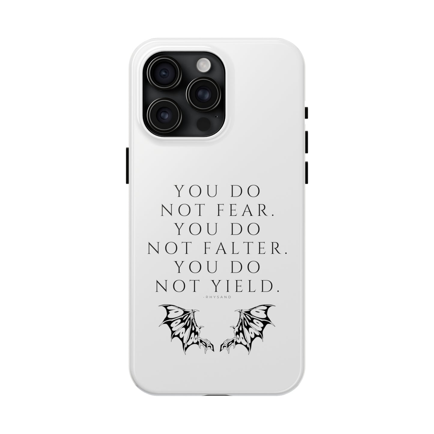 FEAR, FALTER, YIELD Tough Phone Cases