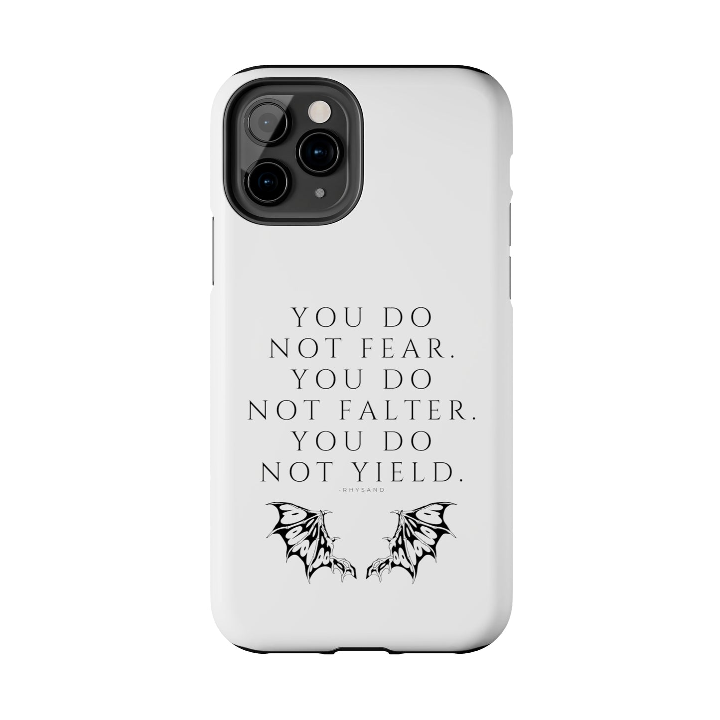 FEAR, FALTER, YIELD Tough Phone Cases