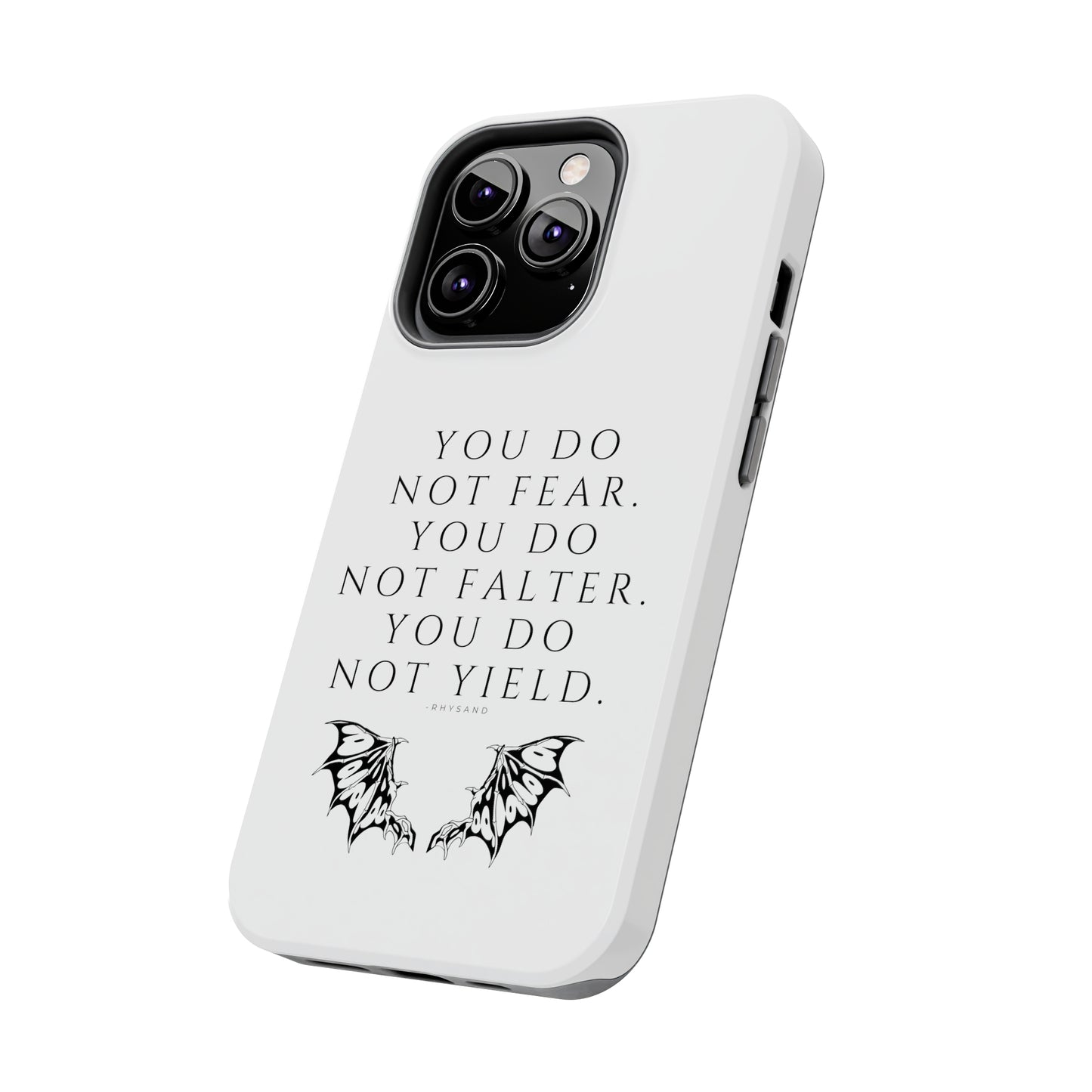 FEAR, FALTER, YIELD Tough Phone Cases