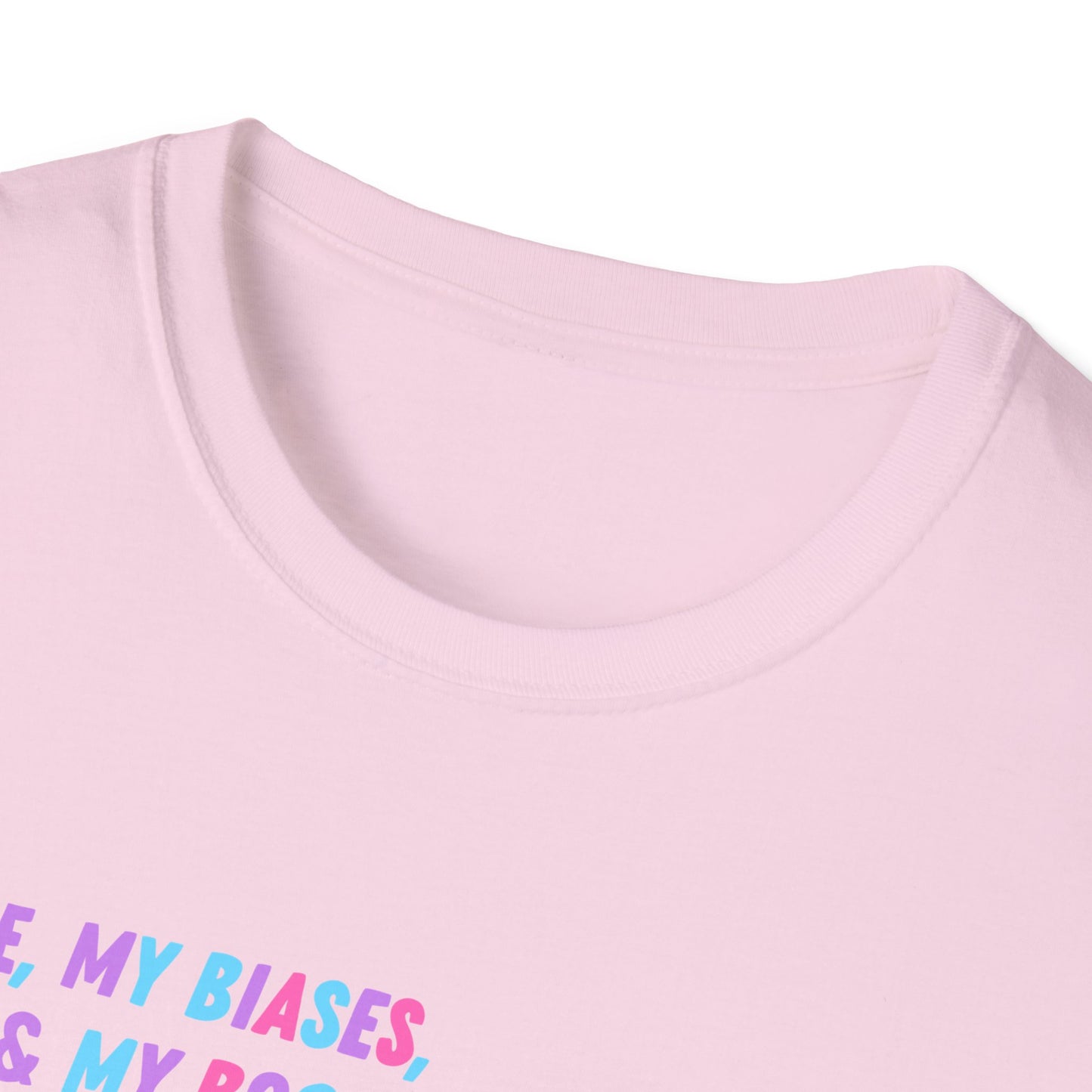 ME, MY BIASES, & MY BOOK BOYFRIENDS Softstyle T-Shirt