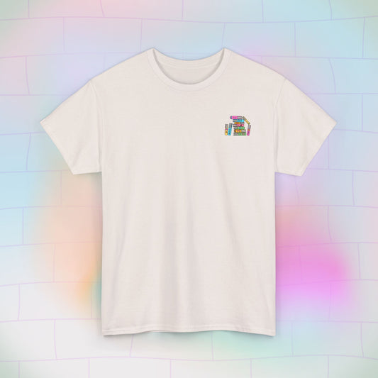 Booked at the Beach Heavy Cotton Tee