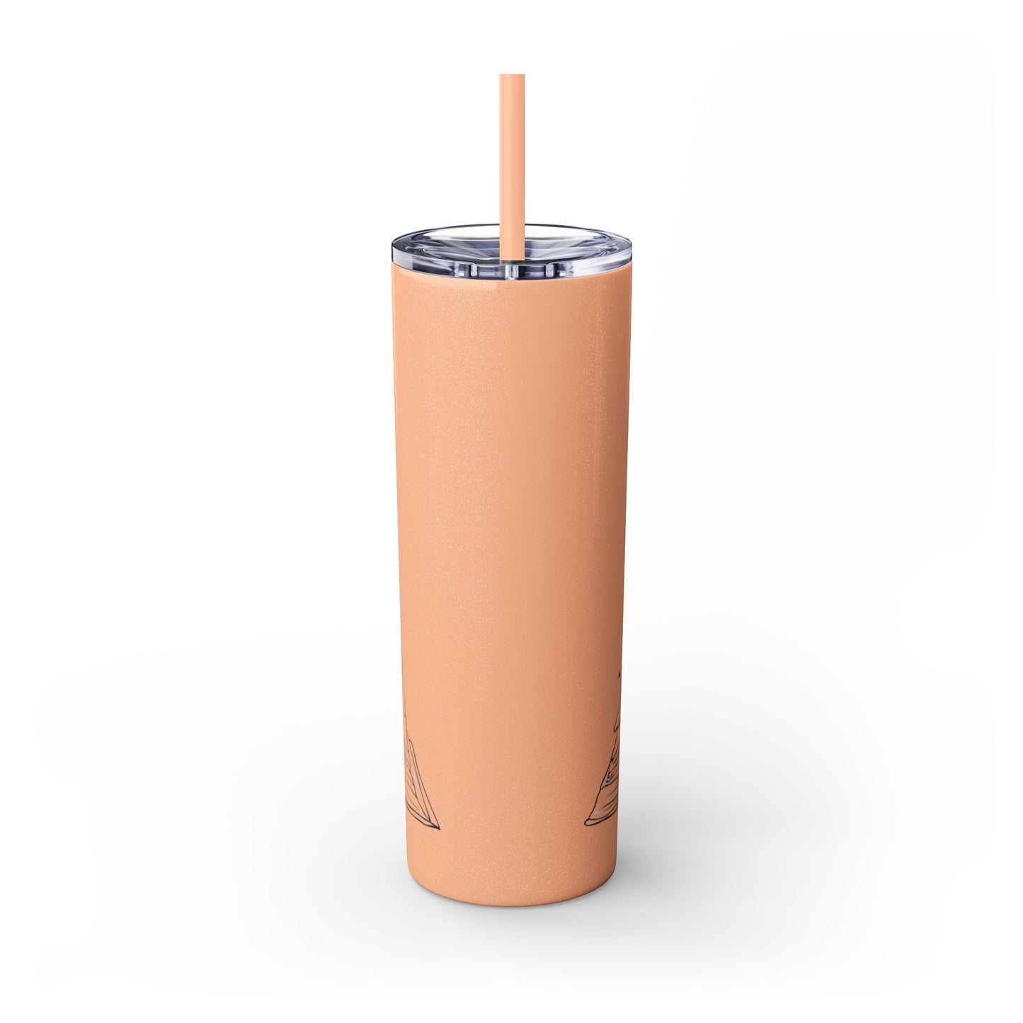 OPEN BOOK Skinny Tumbler with Straw, 20oz