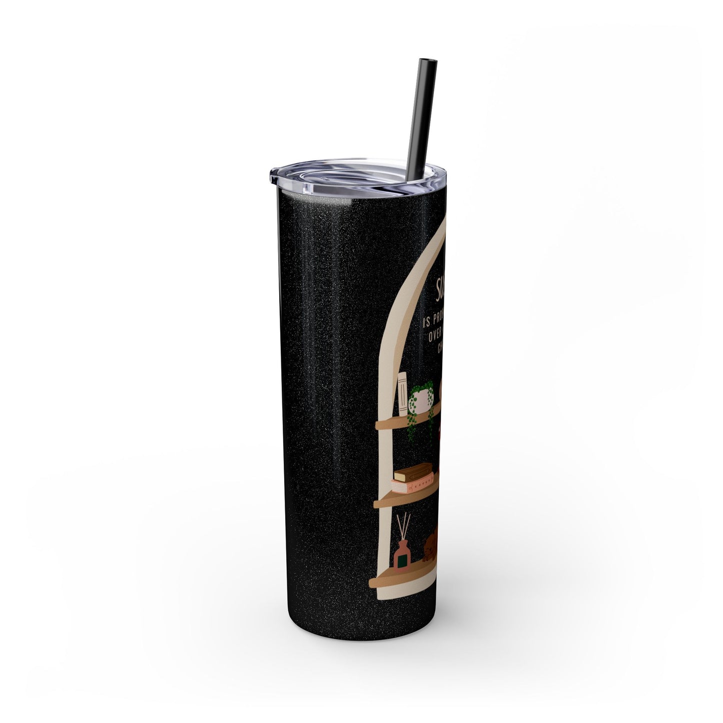 “SUSPECT…” Skinny Tumbler with Straw, 20oz