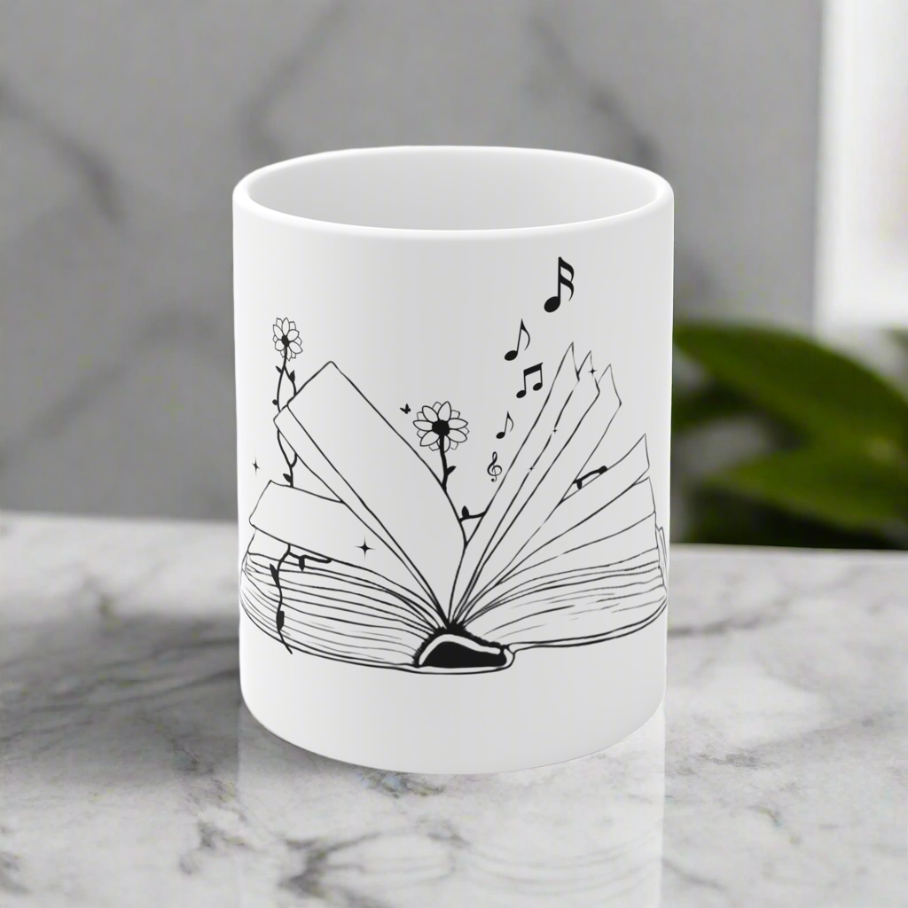 OPEN BOOK Mug 11oz