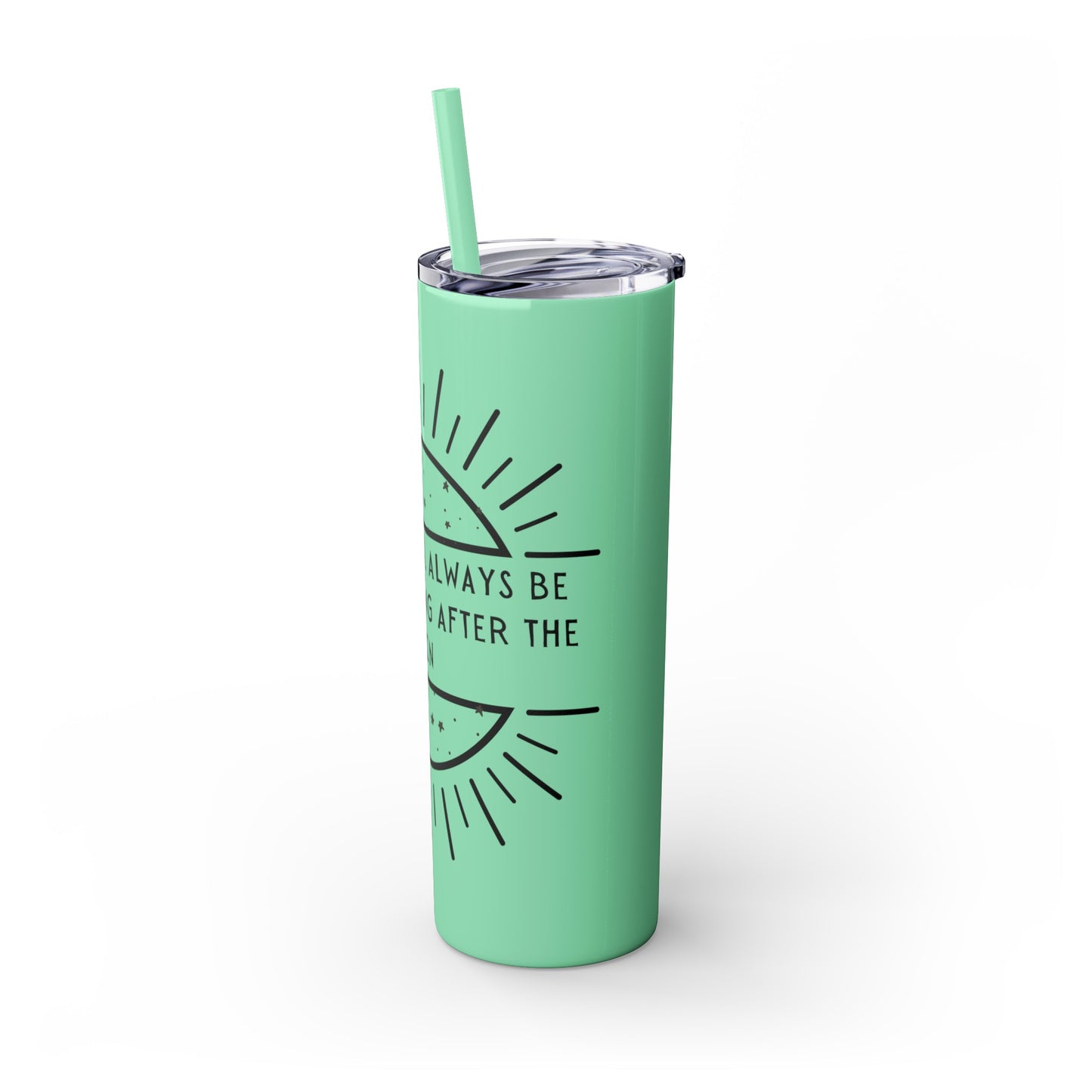 STARRY NIGHT Skinny Tumbler with Straw, 20oz