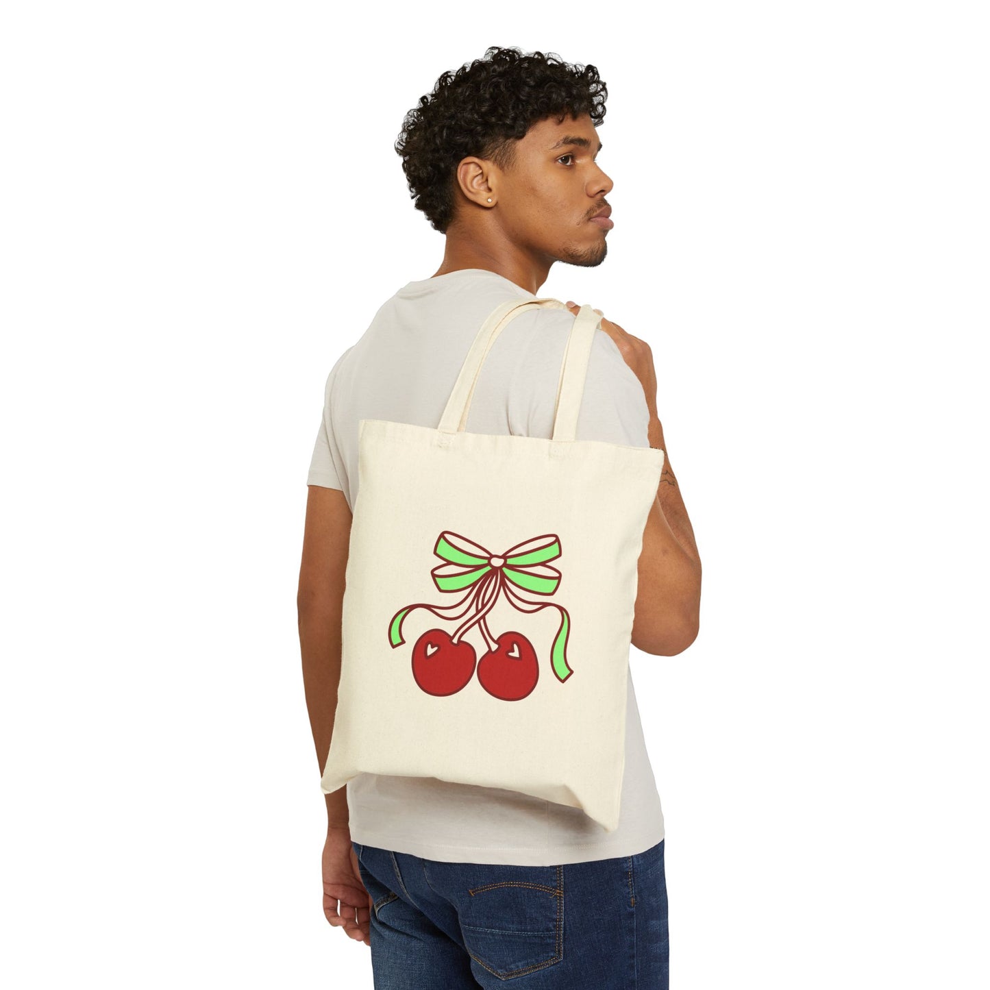 STAY SWEETZ HAN Cotton Canvas Tote Bag