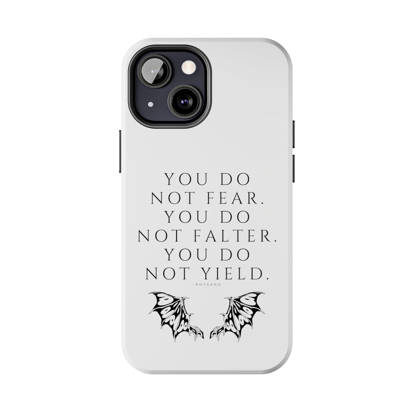 FEAR, FALTER, YIELD Tough Phone Cases