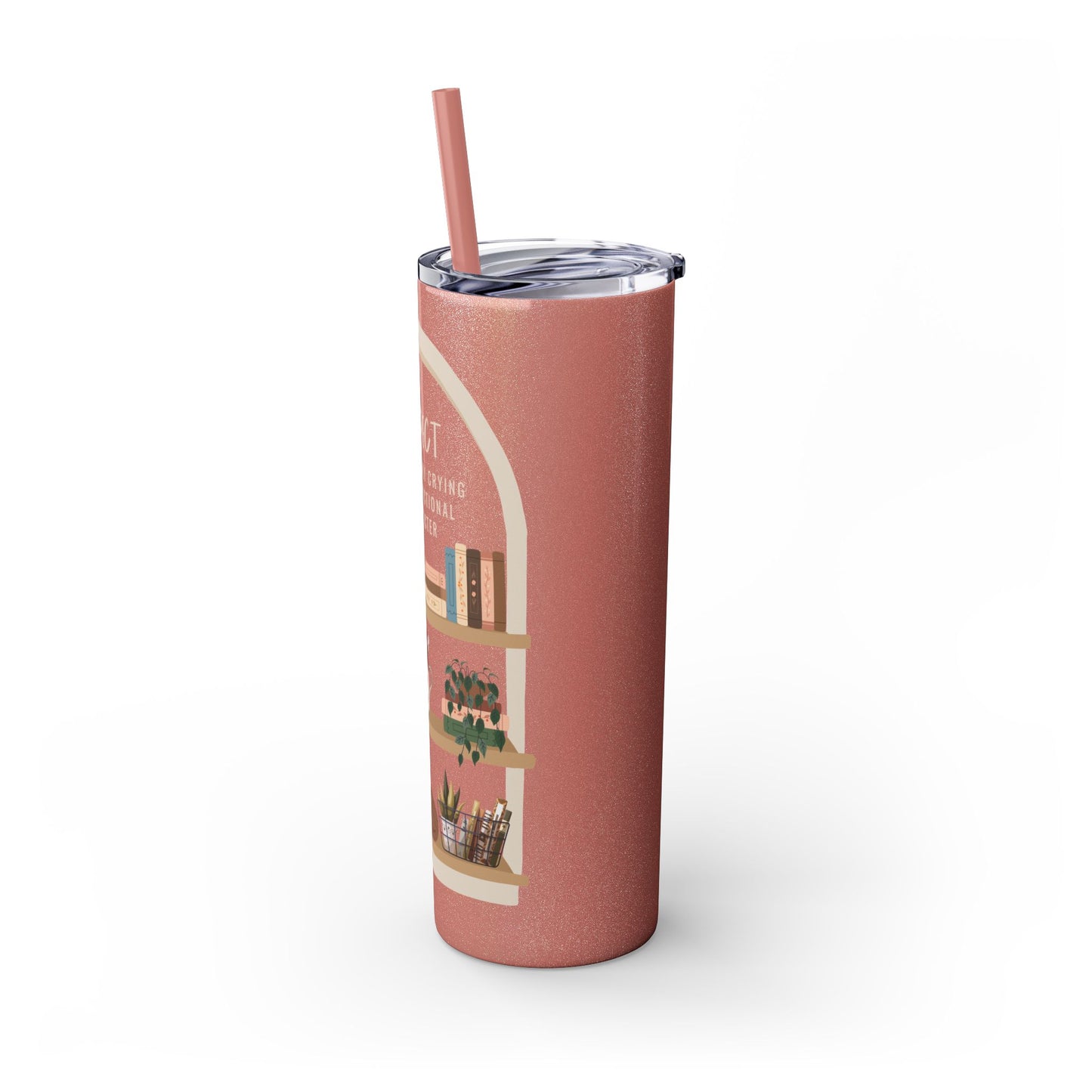 “SUSPECT…” Skinny Tumbler with Straw, 20oz