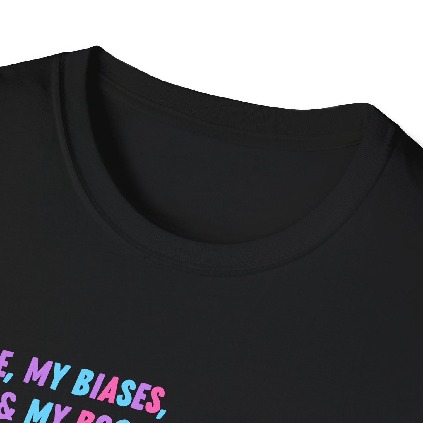 ME, MY BIASES, & MY BOOK BOYFRIENDS Softstyle T-Shirt