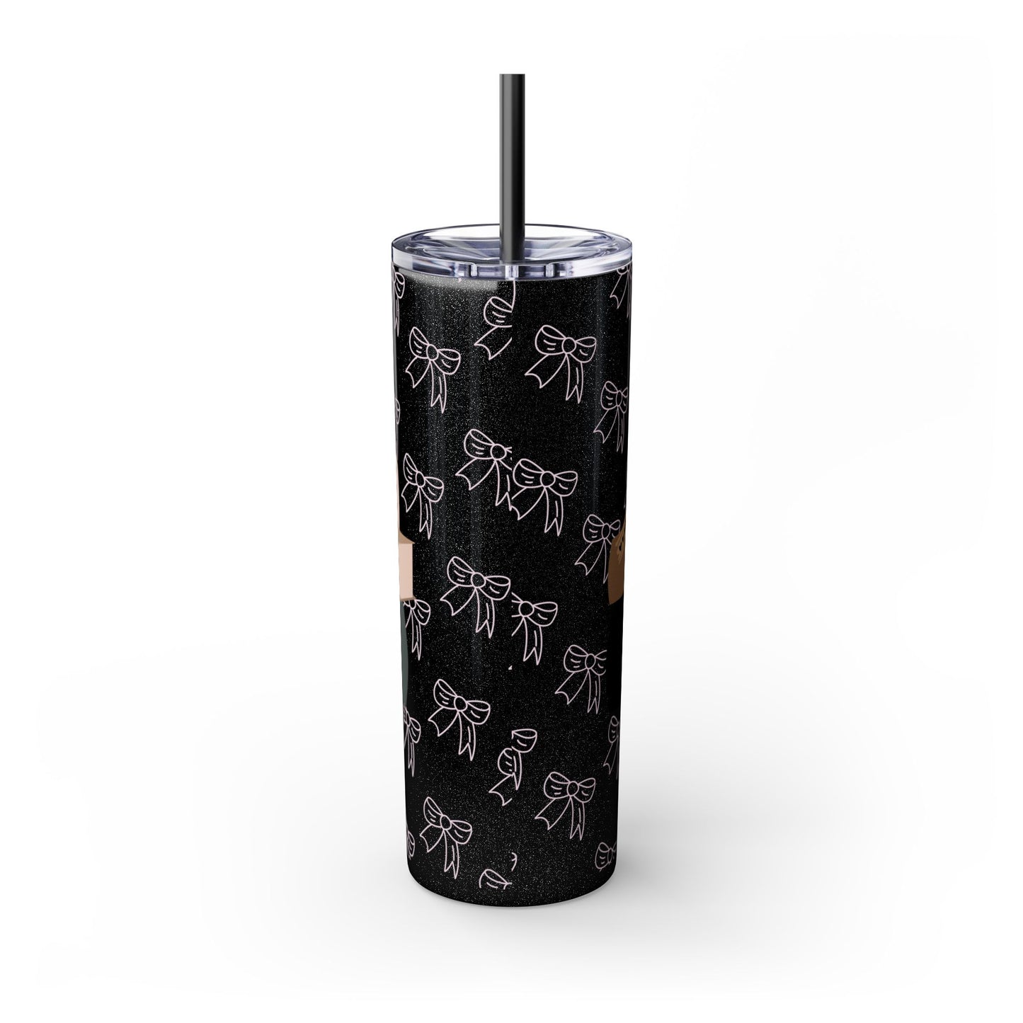 WE LISTEN & WE DON’T JUDGE Skinny Tumbler with Straw, 20oz