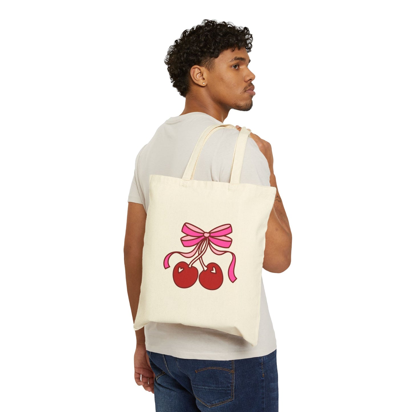 STAY SWEETZ CHANGBIN Cotton Canvas Tote Bag