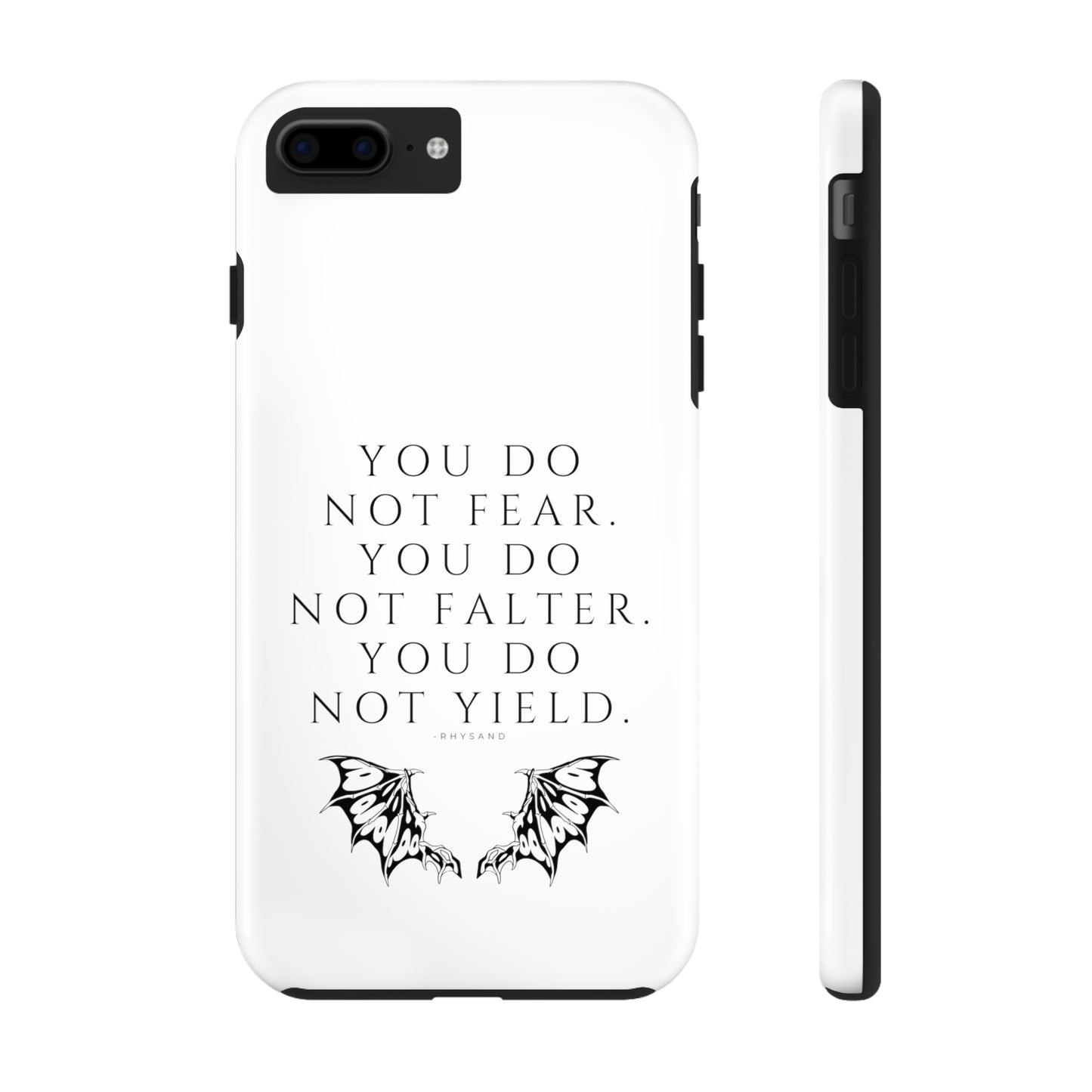 FEAR, FALTER, YIELD Tough Phone Cases