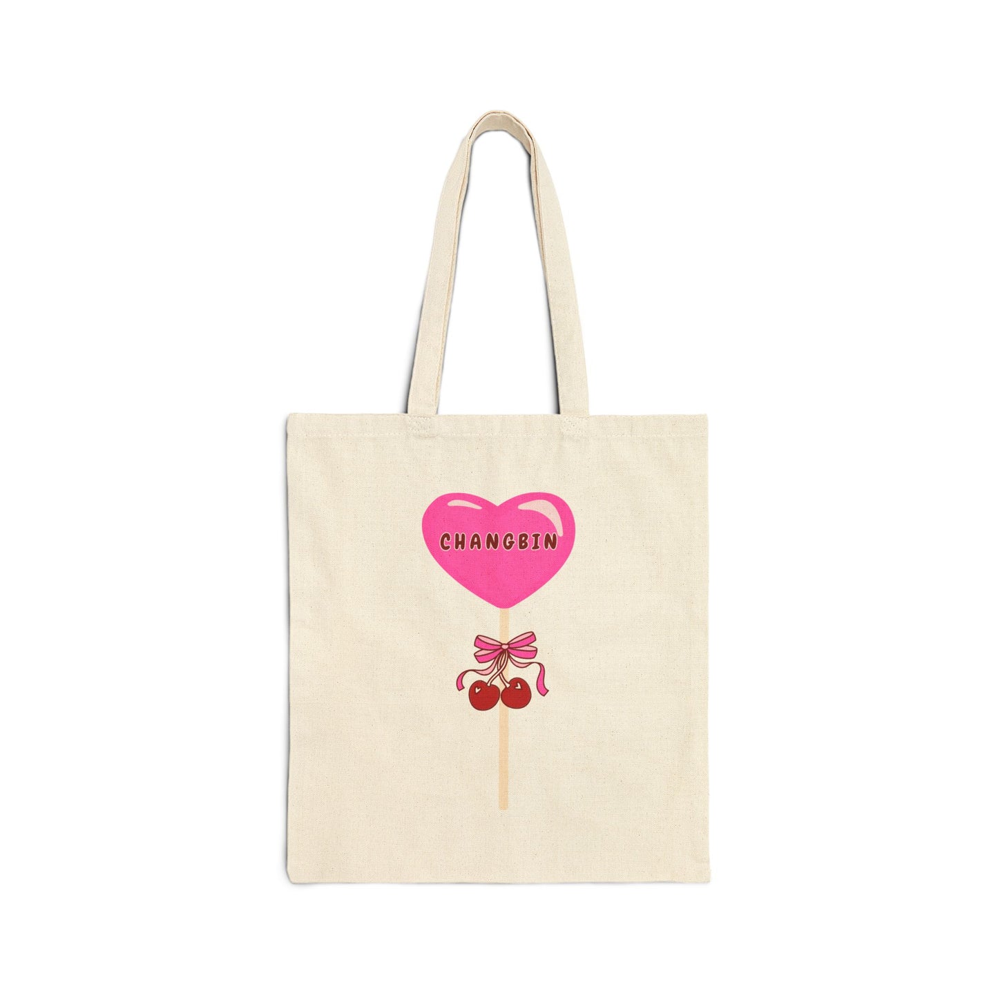 STAY SWEETZ CHANGBIN Cotton Canvas Tote Bag