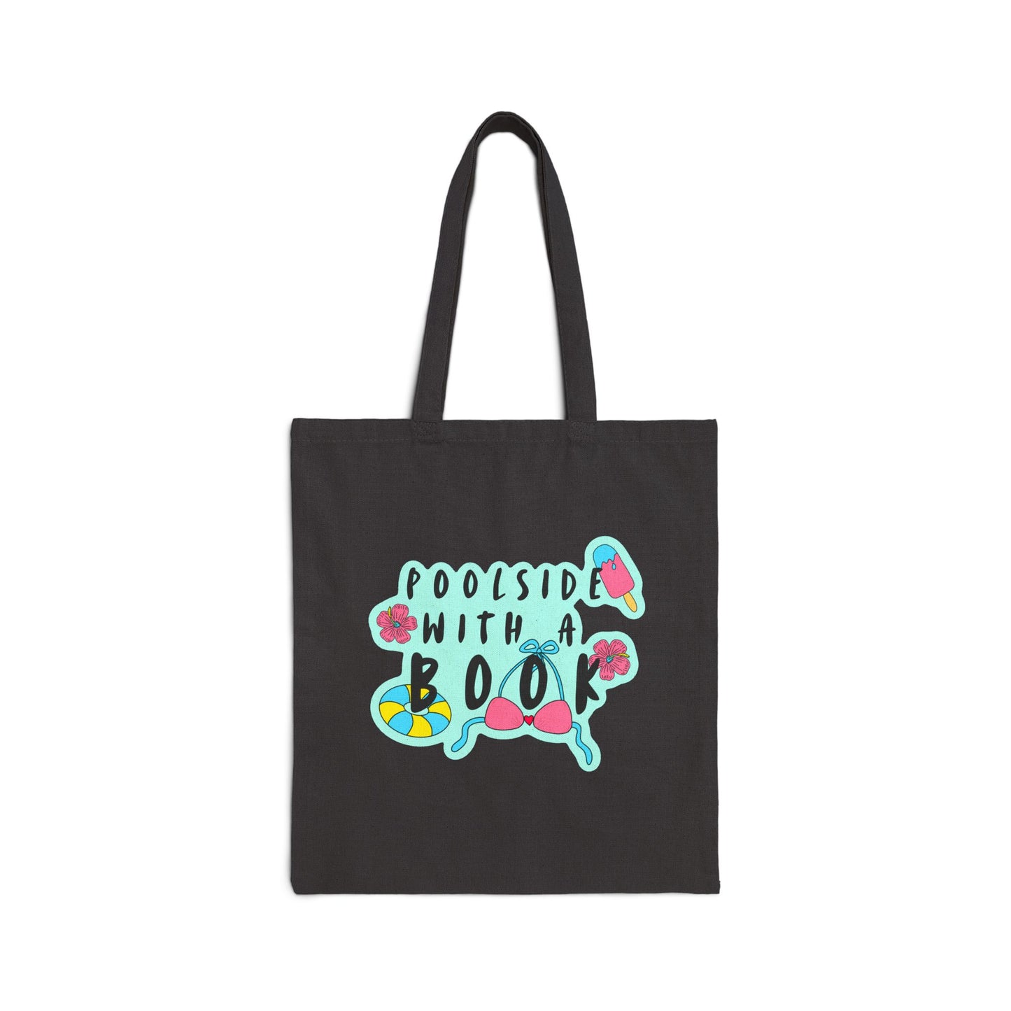 POOLSIDE Cotton Canvas Tote Bag