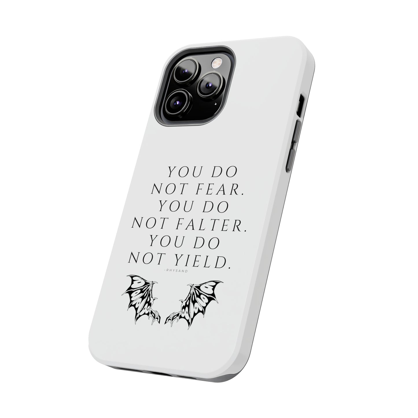 FEAR, FALTER, YIELD Tough Phone Cases