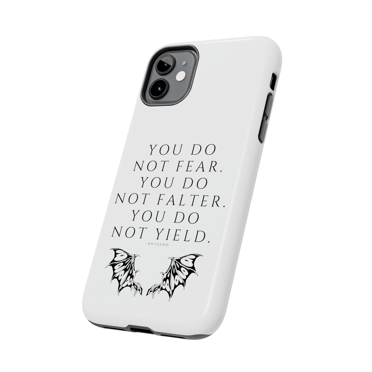 FEAR, FALTER, YIELD Tough Phone Cases