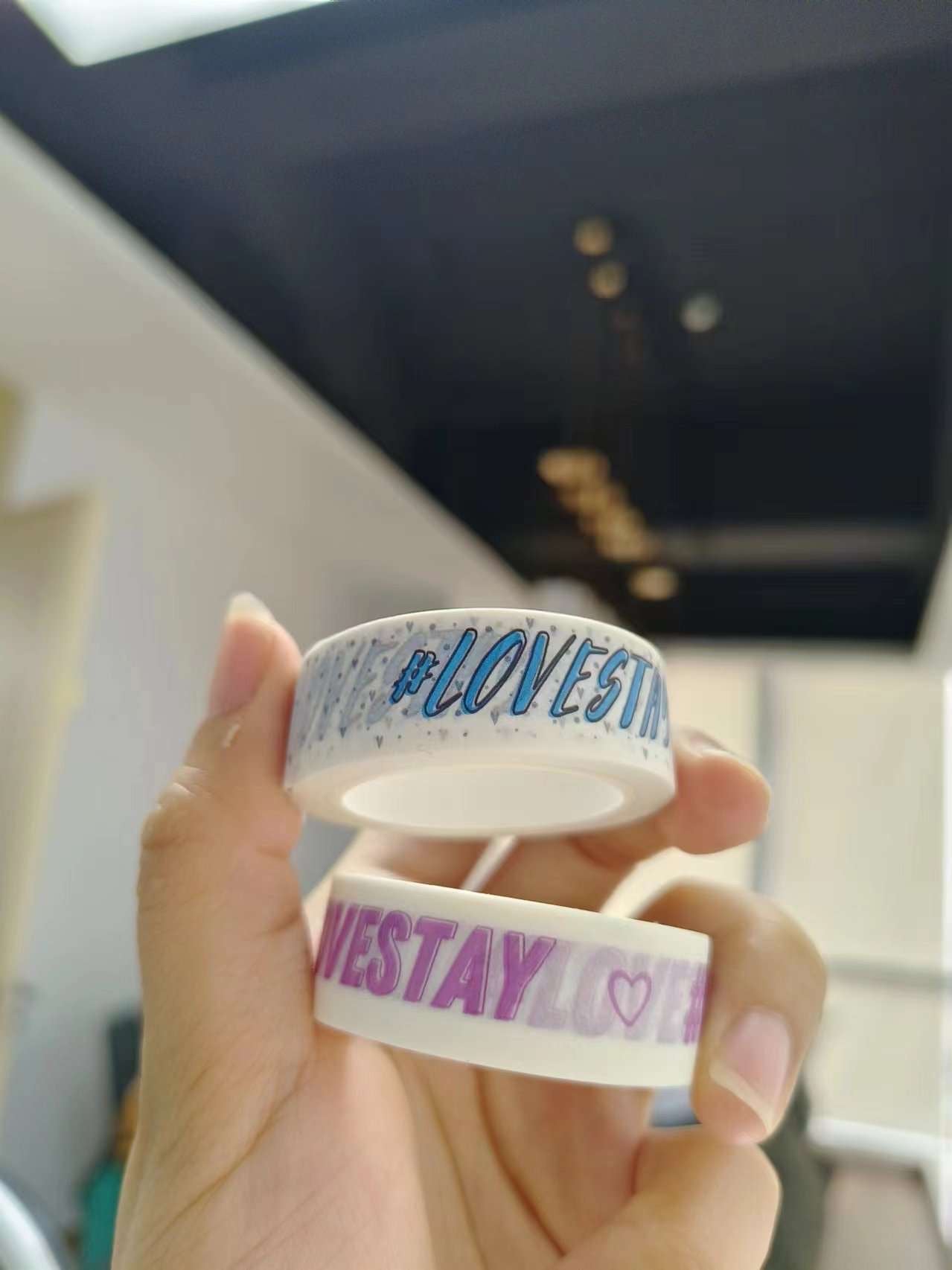 #LOVESTAY in Blue 15mm Washi