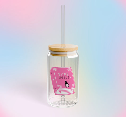 LOVE SPELLS 16oz. Glass Cup