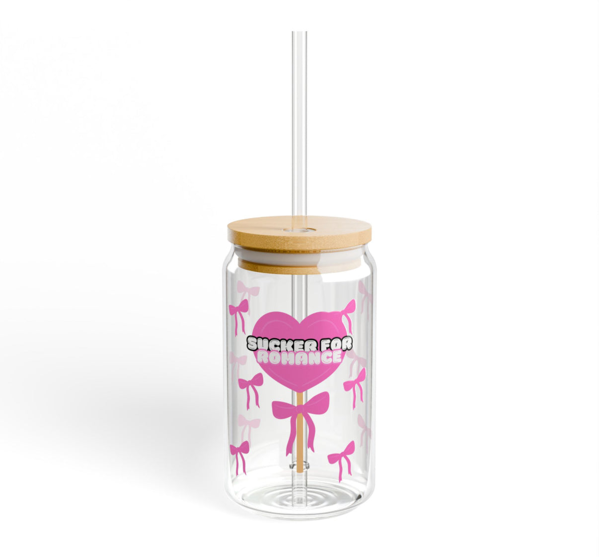 Sucker For Romance 16oz. Glass Cups