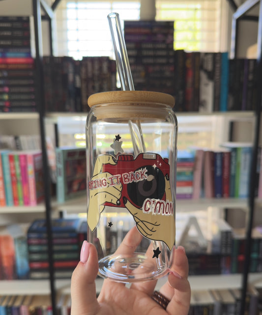 BOUNCING BACK 16oz. Glass Cup