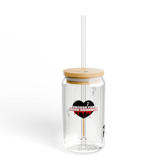 Sucker For Dark Romance 16oz. Glass Cup