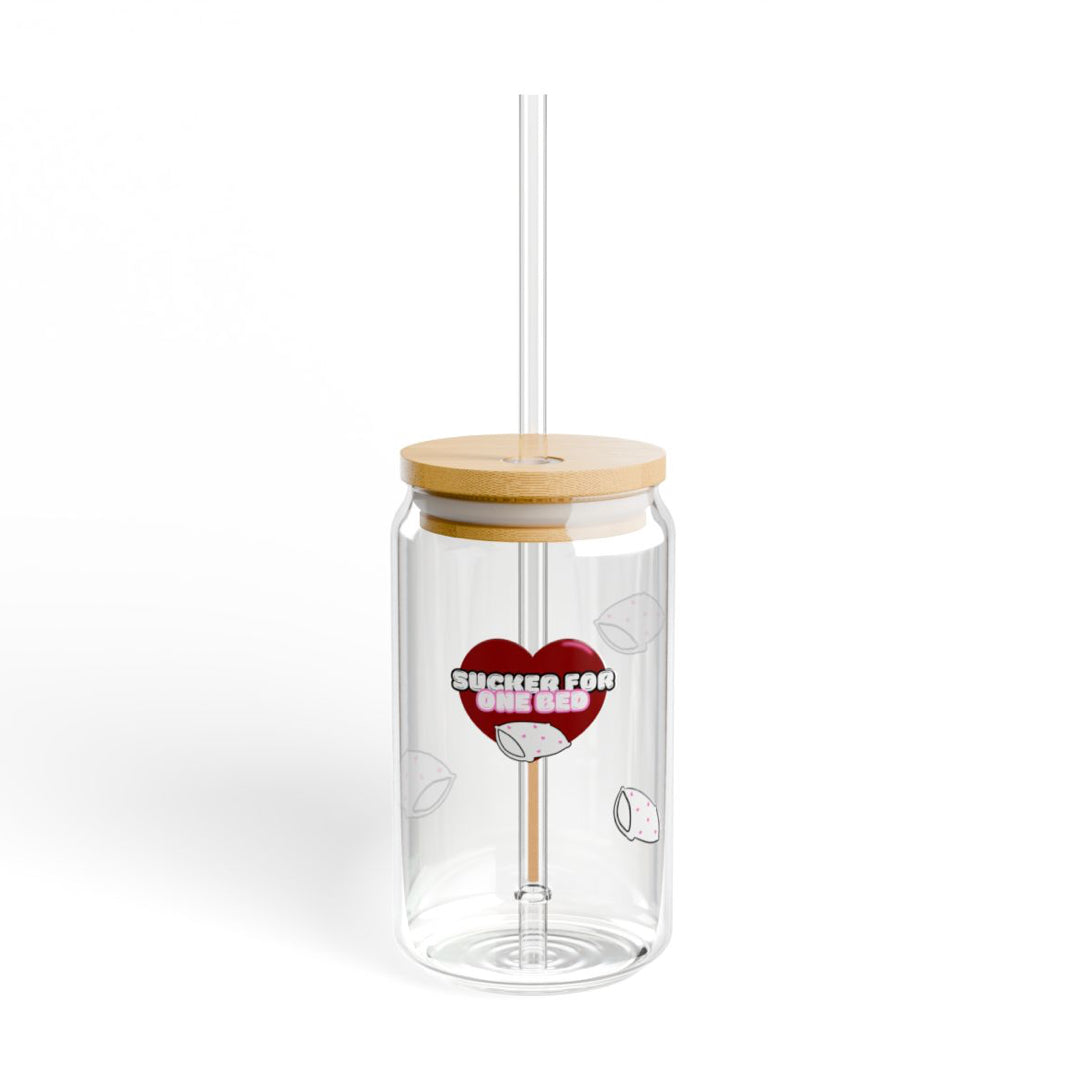 Sucker for One Bed 16oz. Glass Cup