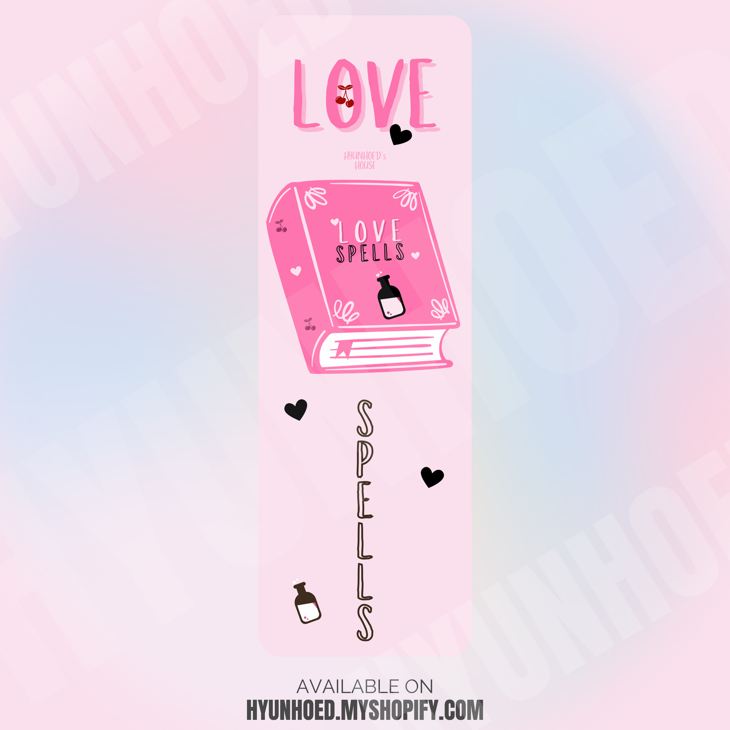 LOVE SPELLS BOOKMARK