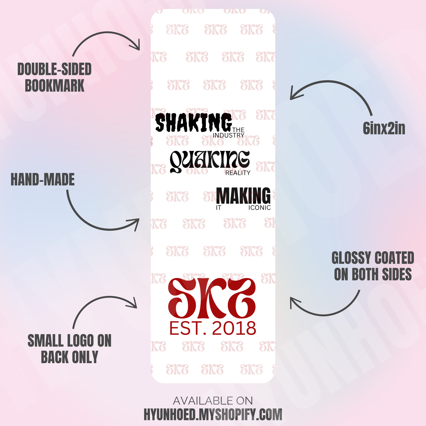 ICONIC Skz Inspired Bookmark