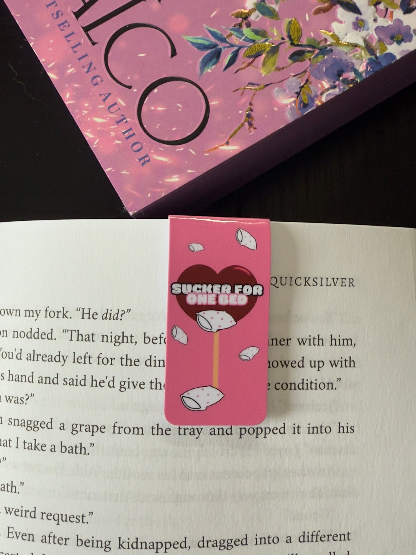 Sucker For One Bed Magnetic Bookmark