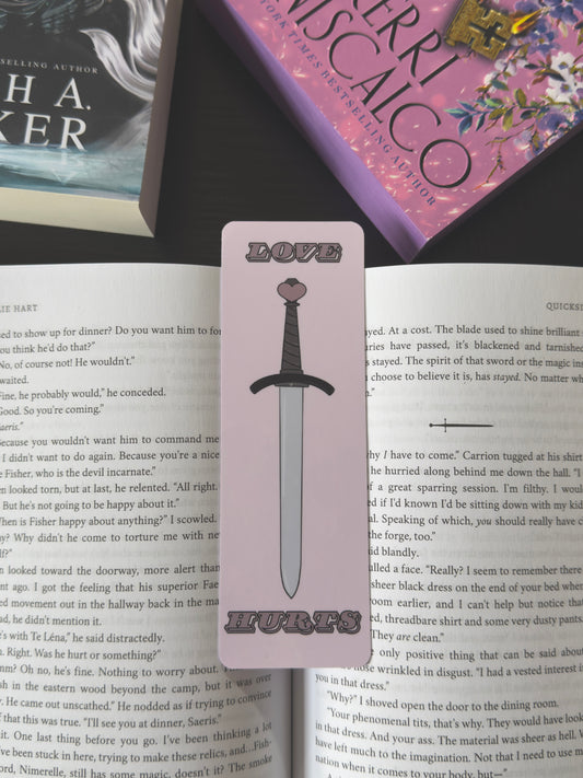 LOVE HURTS Bookmark