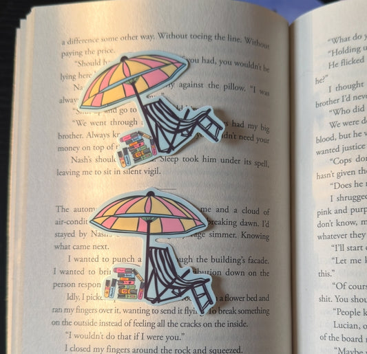 Booked at the Beach Sticker