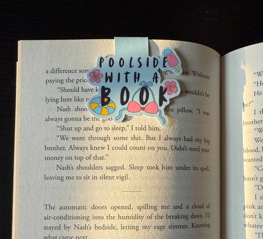 POOLSIDE Magnetic Bookmark