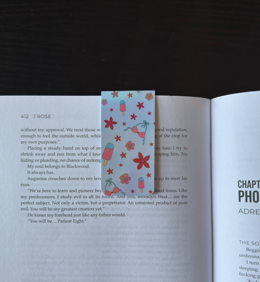 POOLSIDE Holographic Magnetic Bookmark