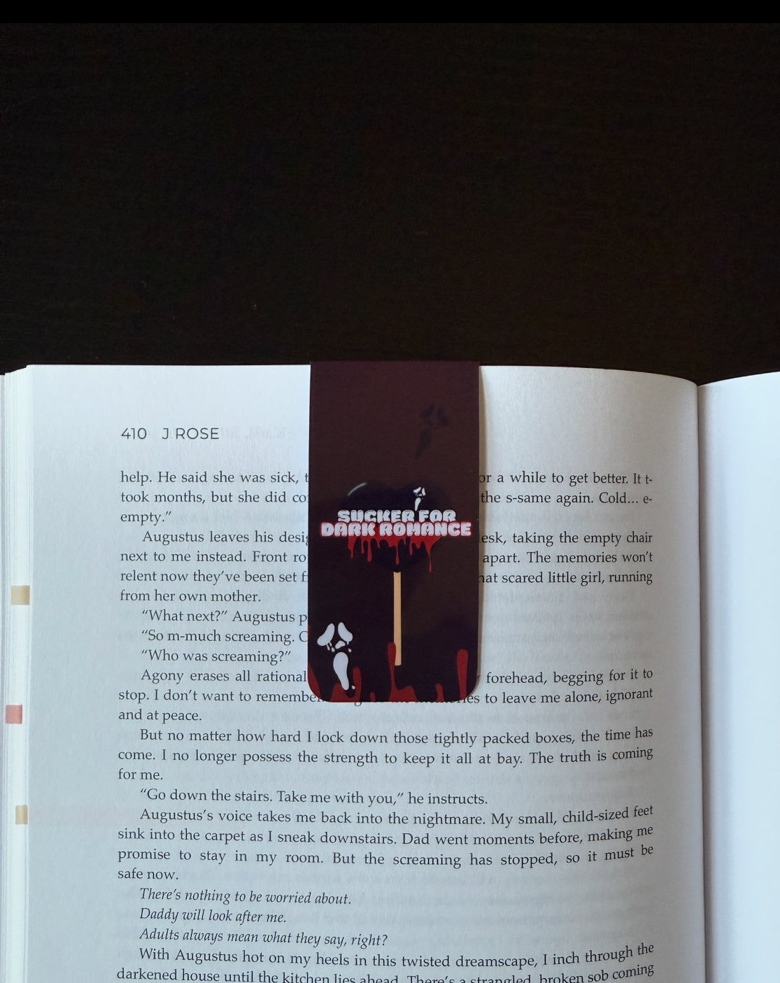 Sucker For Dark Romance Magnetic Bookmark
